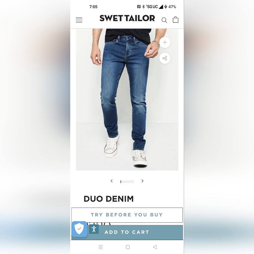 Swet Tailor Duo Denim 28x30